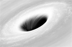 黑洞万有引力场可能形成漩涡
